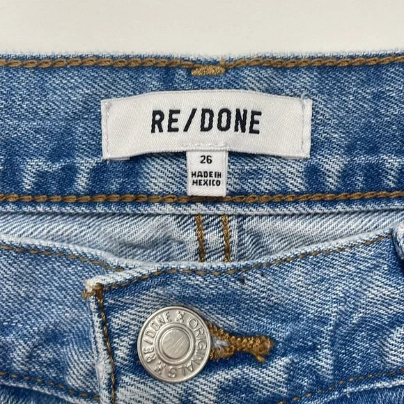 RE/DONE Loose Long Jeans Wasted Indigo 26